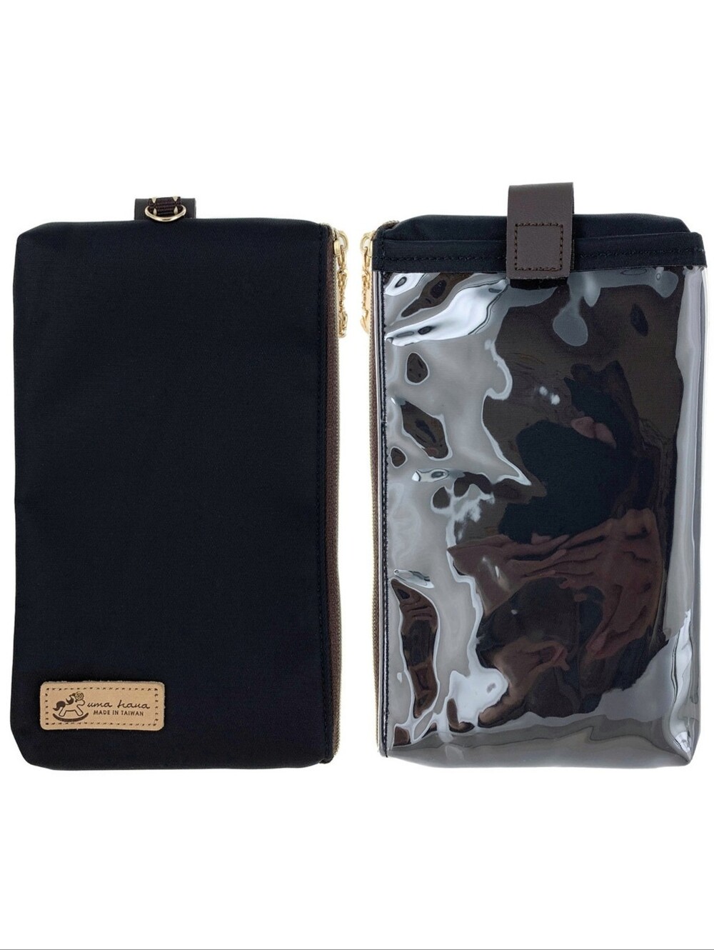 Waterproof Black Phone Case Pouch W/ Neck Strap